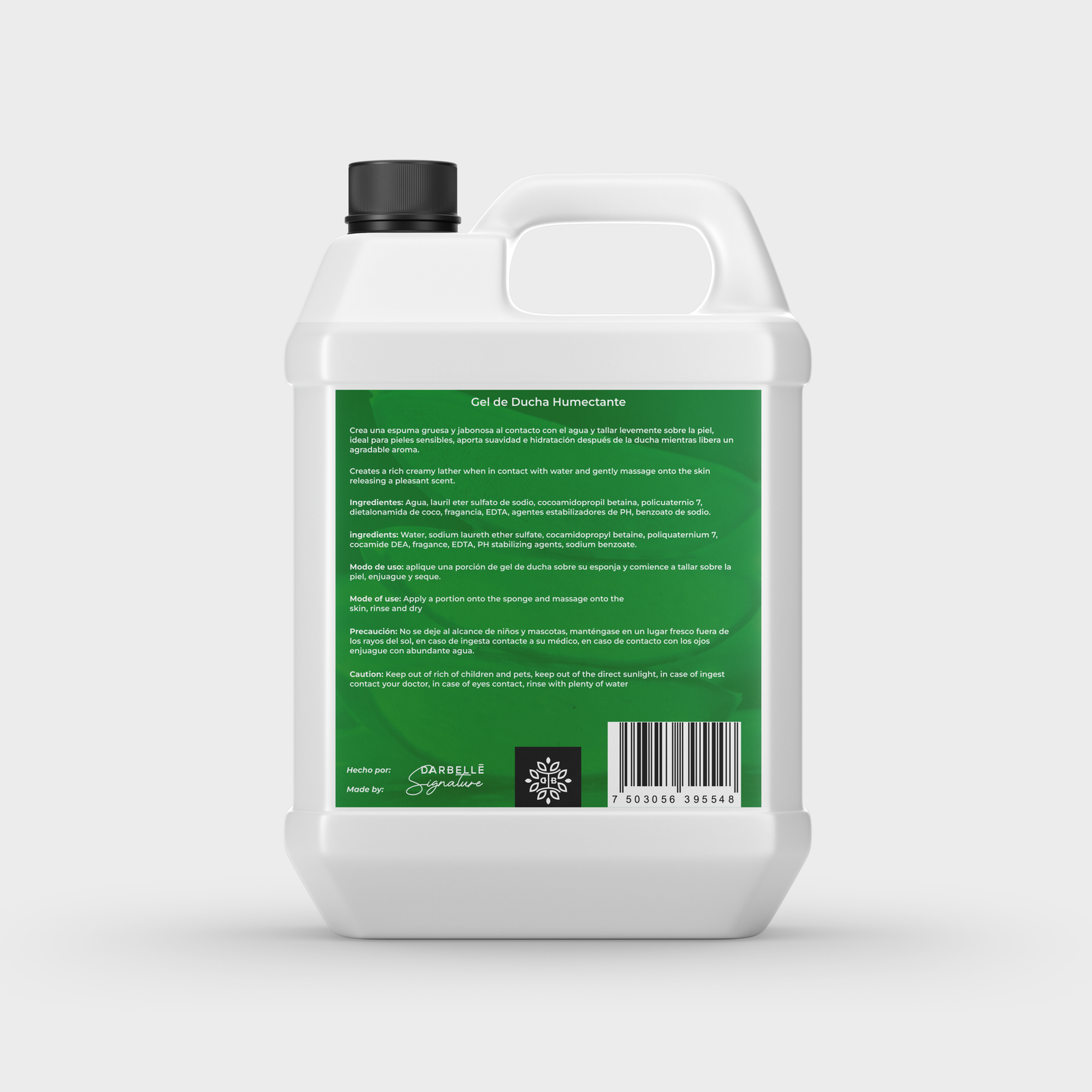 Jabón Líquido Corporal Hidratante Gel de Ducha Humectante Extracto de Aloe vera y Miel Refill Presentación 20 Litros - Imagen 2