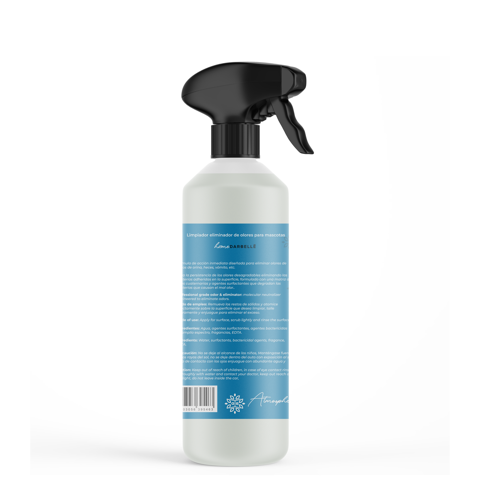 Limpiador Eliminador de Olores Bactericida Orina Heces Mascota 1 Litro - Imagen 2