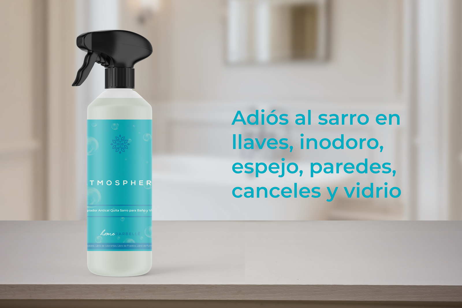 Limpiador Profesional Antical Quita Sarro Baño y Vidrio 1L - Imagen 3