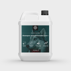 Shampoo Acondicionador 2 en 1 para Mascotas Perro y Gato Pelaje Corto y Pelaje Largo Presentación 5 Litros